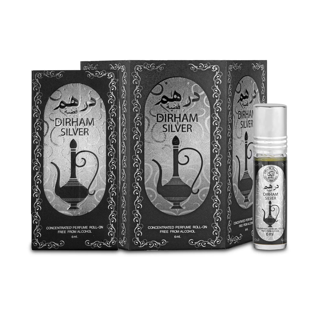 DIRHAM SILVER | PACK OF 6 | 6ML | CLASSIC