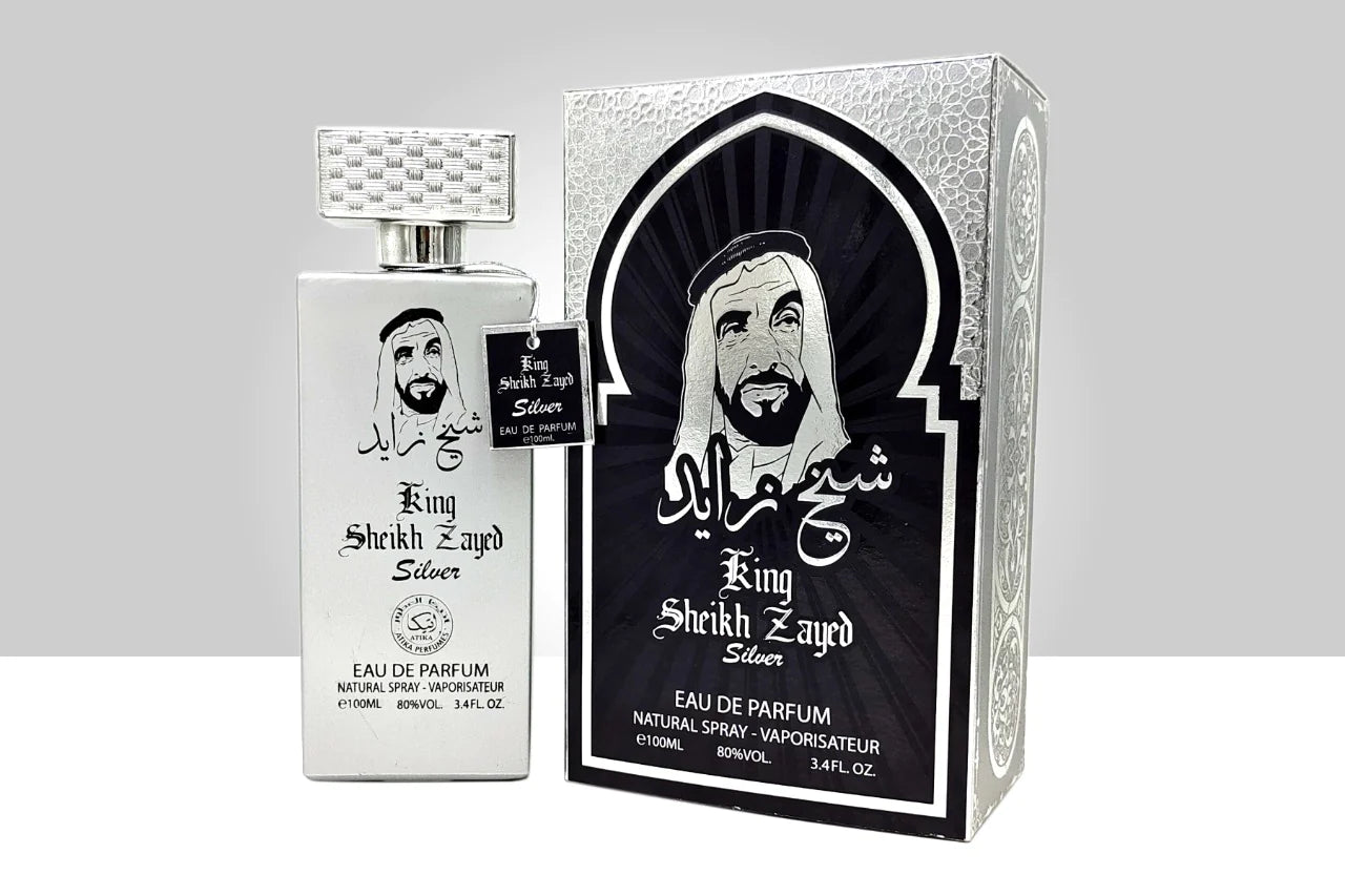 KING SHEIKH ZAYED SILVER BEST FRAGRANCE FOR MEN | 100ML | EAU DE PARFUM