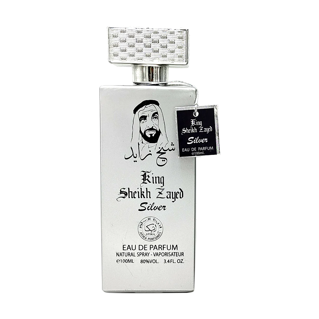 KING SHEIKH ZAYED SILVER BEST FRAGRANCE FOR MEN | 100ML | EAU DE PARFUM